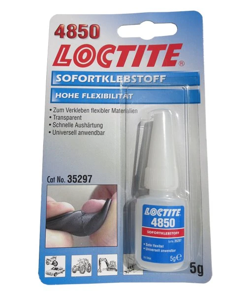 Loctite 4850 5g - sekundové lepidlo, pružné, ohýbateľné