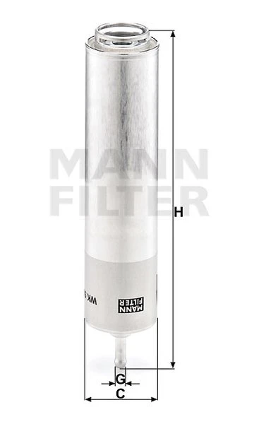 Palivový filter MANN FILTER WK 5001