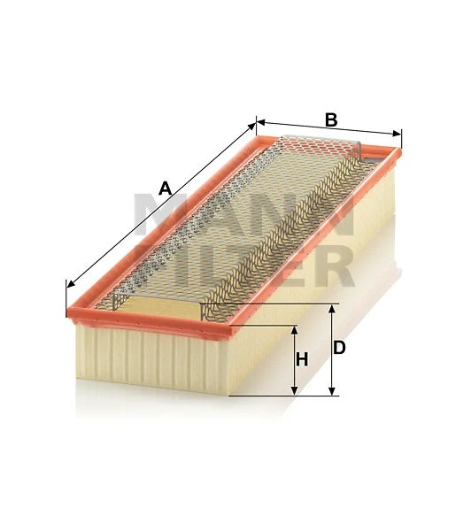 Vzduchový filter MANN FILTER C 60 345