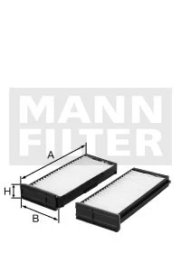 Kabínový filter MANN FILTER CU 24 000-2