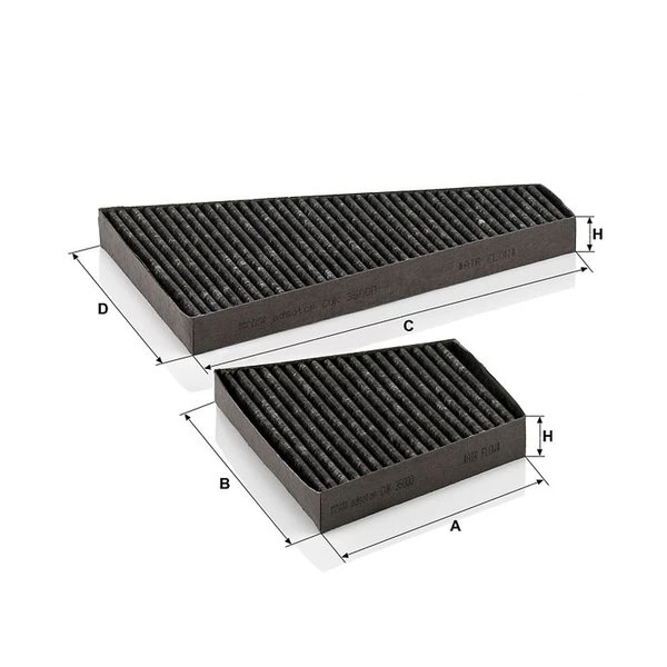 Kabínový filter MANN FILTER CUK 35 000-2