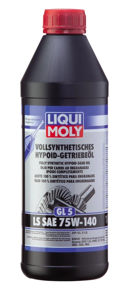 LIQUI MOLY hypoidný prevodový olej 75W-140 LS - 1l