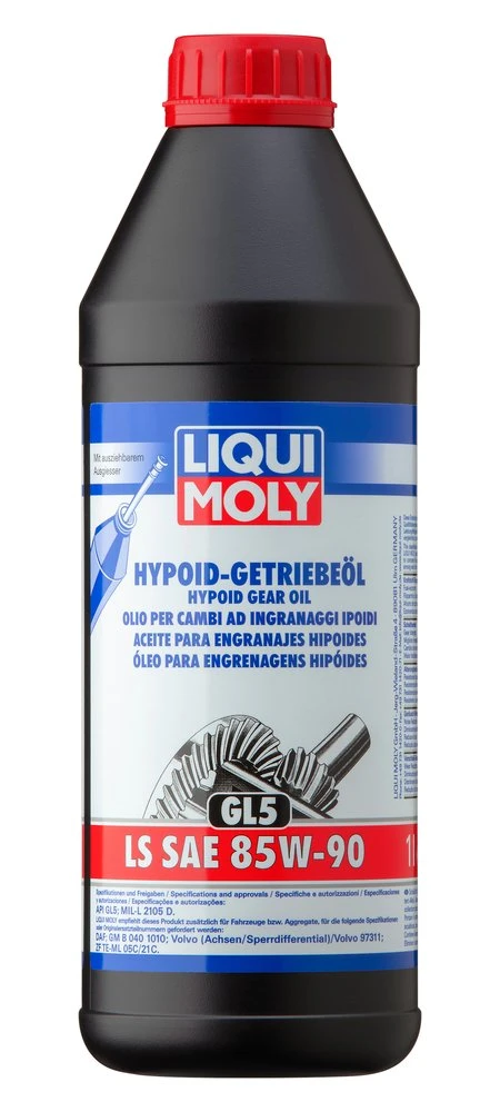 LIQUI MOLY hypoidný prevodový olej LS 85W-90 - 1l