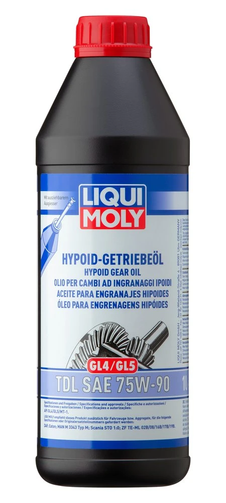 LIQUI MOLY hypoidný prevodový olej TDL 75W-90 - 1l