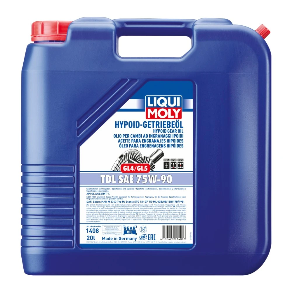 LIQUI MOLY hypoidný prevodový olej TDL 75W-90 - 20l