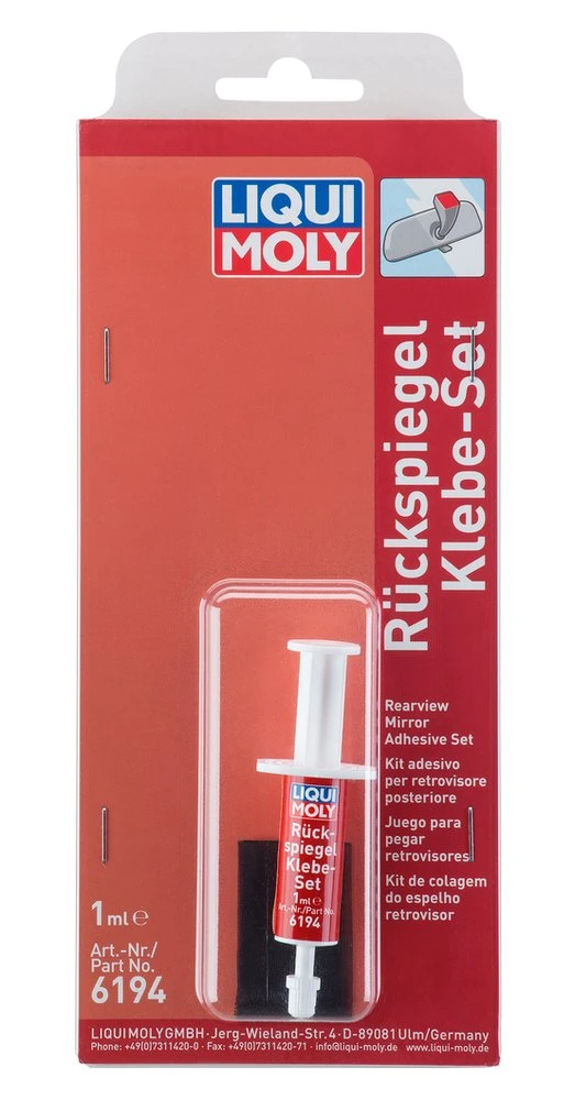 LIQUI MOLY Sada pre lepenie spätných zrkadiel na sklo - 1ks