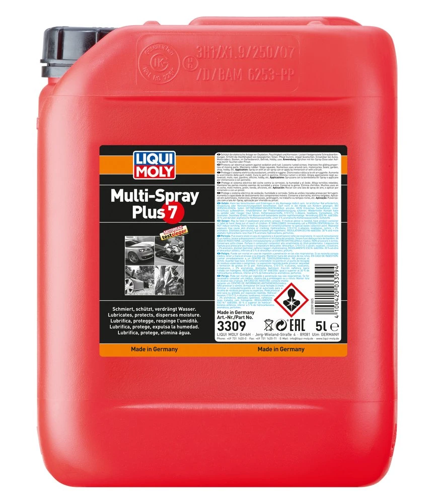 LIQUI MOLY Viacúčelový sprej plus 7, kvapalina - 5l