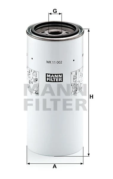 Palivový filter MANN FILTER WK 11 002 x