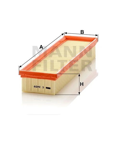Vzduchový filter MANN FILTER C 3459