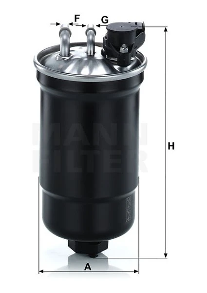 Palivový filter MANN FILTER WK 11 027