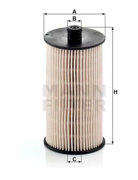 Palivový filter MANN FILTER PU 816 x