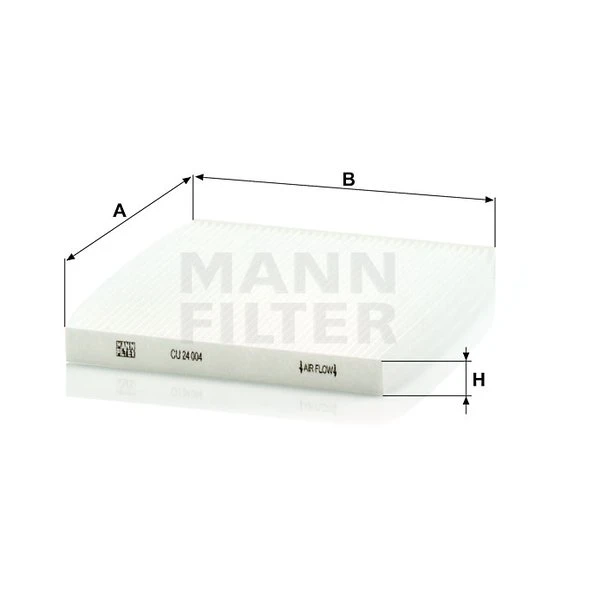 Kabínový filter MANN FILTER CU 24 004