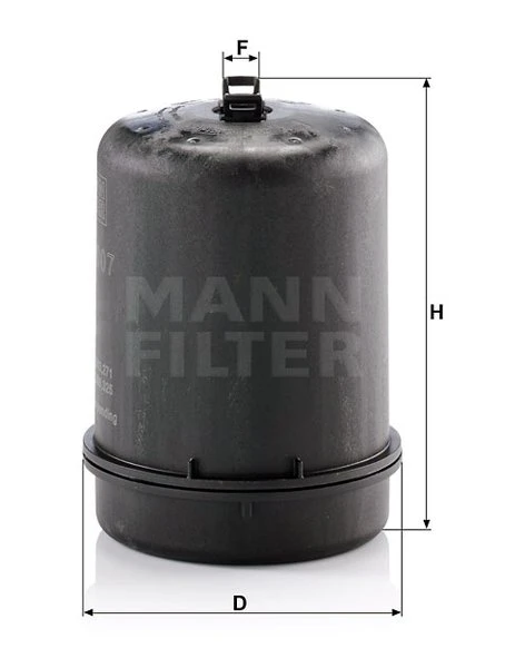 Olejový filter MANN FILTER ZR 9007
