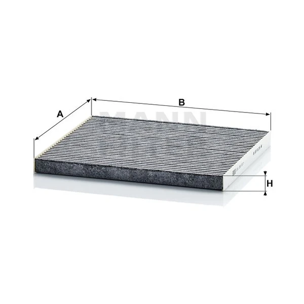 Kabínový filter MANN FILTER CUK 26 017