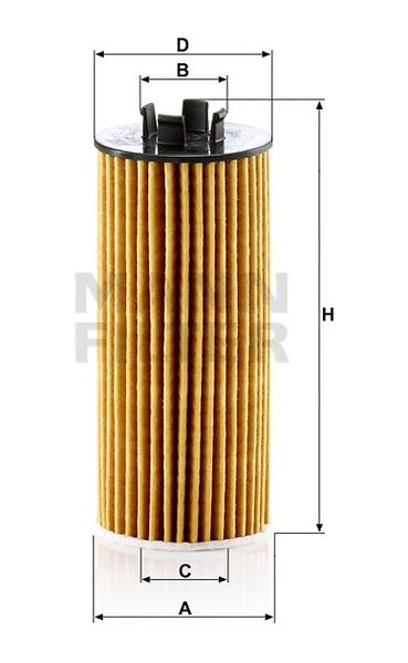 Olejový filter MANN FILTER HU 6015 z KIT