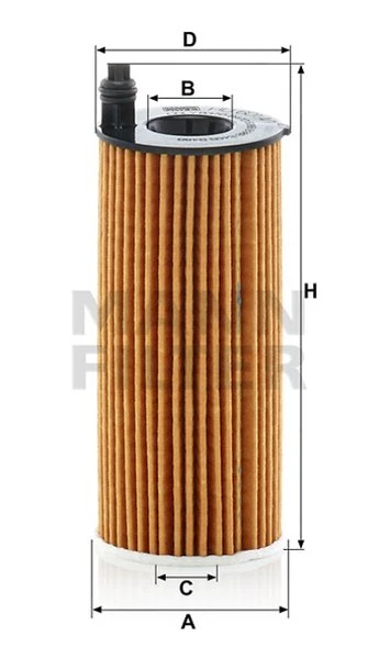 Olejový filter MANN FILTER HU 6014/1 z