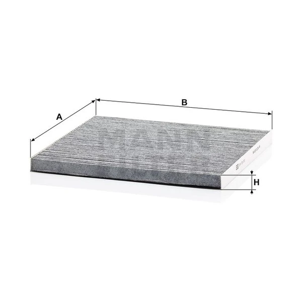 Kabínový filter MANN FILTER CUK 29 001