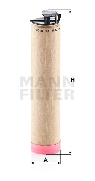 Poistný filter MANN FILTER CF 8100