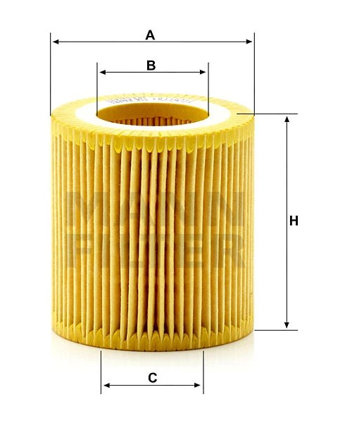 Olejový filter MANN FILTER HU 8011 z