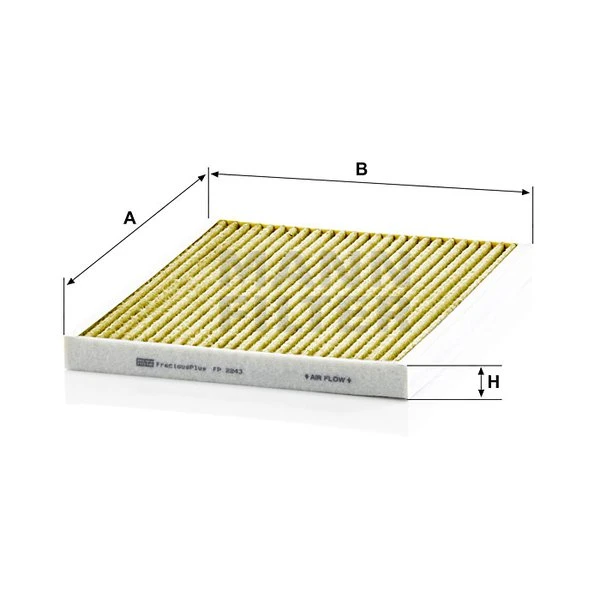 Kabínový filter MANN FILTER FP 2243