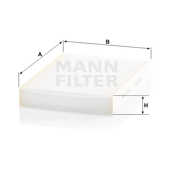 Kabínový filter MANN FILTER CU 27 009