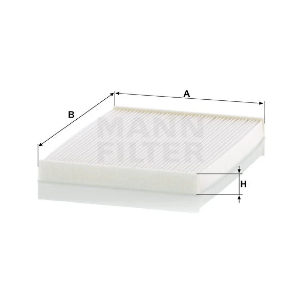 Kabínový filter MANN FILTER CU 24 027