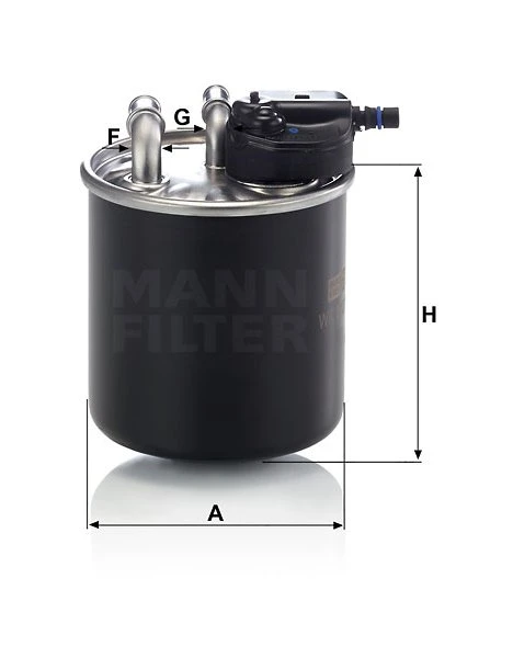 Palivový filter MANN FILTER WK 820/15