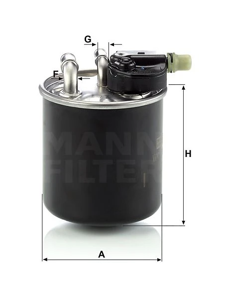 Palivový filter MANN FILTER WK 820/14