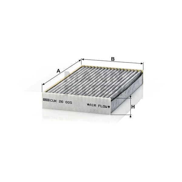 Kabínový filter MANN FILTER CUK 26 005