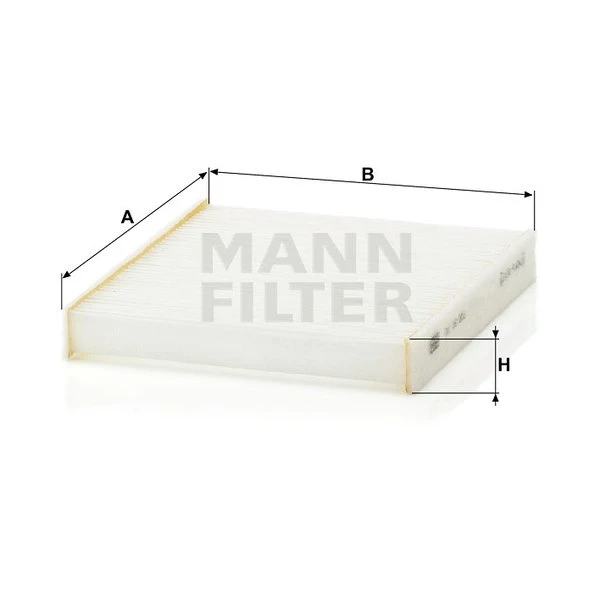 Kabínový filter MANN FILTER CU 16 001