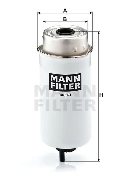 Palivový filter MANN FILTER WK 8171