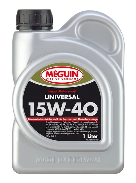 MEGOL MOTORENOEL UNIVERSAL 15W-40 - 1l