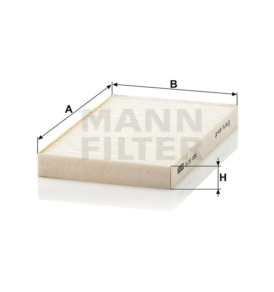 Kabínový filter MANN FILTER CU 20 005-2
