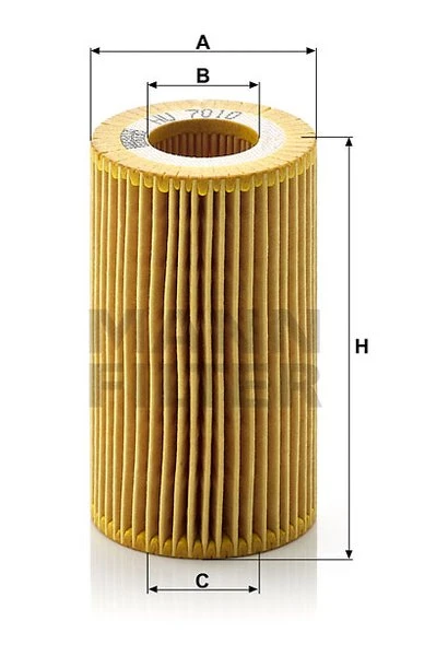 Olejový filter MANN FILTER HU 7010 z