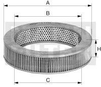Vzduchový filter MANN FILTER C 30 010