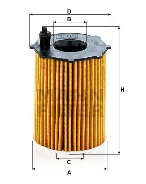 Olejový filter MANN FILTER HU 7006 z