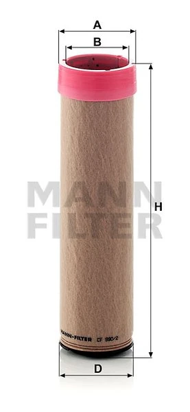 Poistný filter MANN FILTER CF 990/2