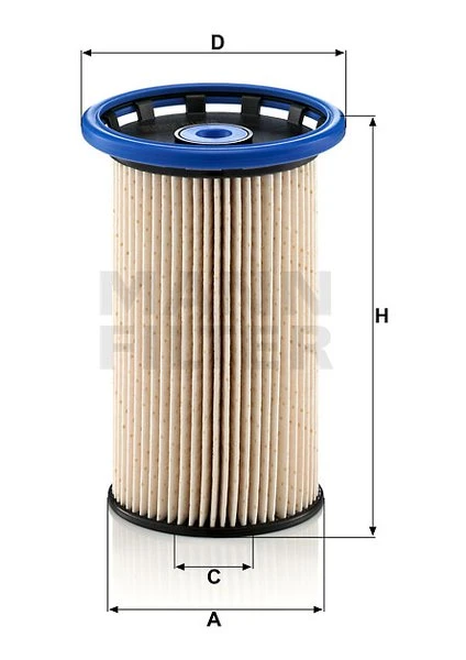 Palivový filter MANN FILTER PU 8008/1