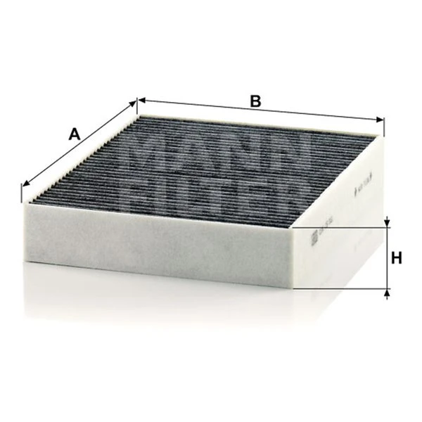 Kabínový filter MANN FILTER CUK 25 001