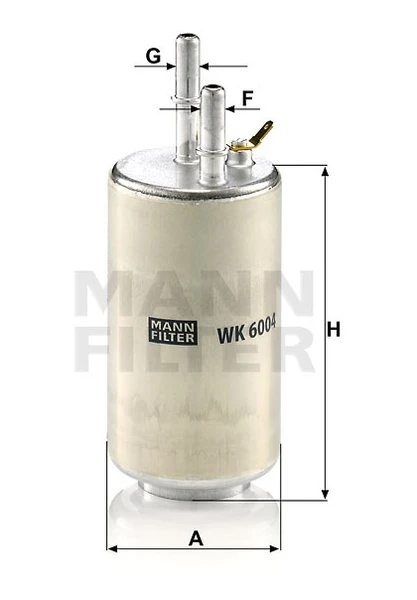 Palivový filter MANN FILTER WK 6004