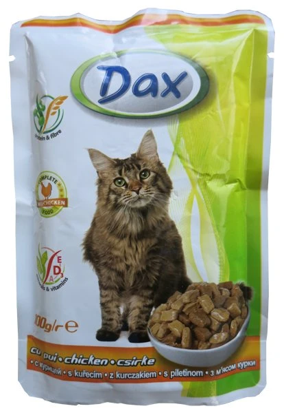 DAX kapsička kuracia pre mačky - 100g