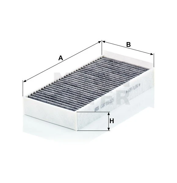 Kabínový filter MANN FILTER CUK 23 015-2