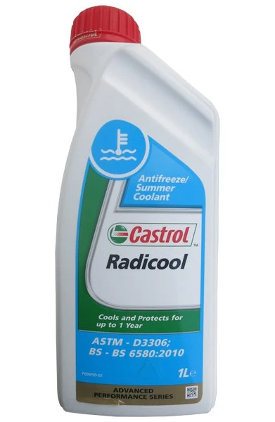 CASTROL RADICOOL - 1l, nemrznúca kvapalina, modrá