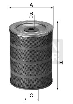 EDM filter MANN FILTER H 34 1158/40