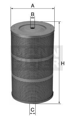 EDM filter MANN FILTER H 34 2240/40 KIT