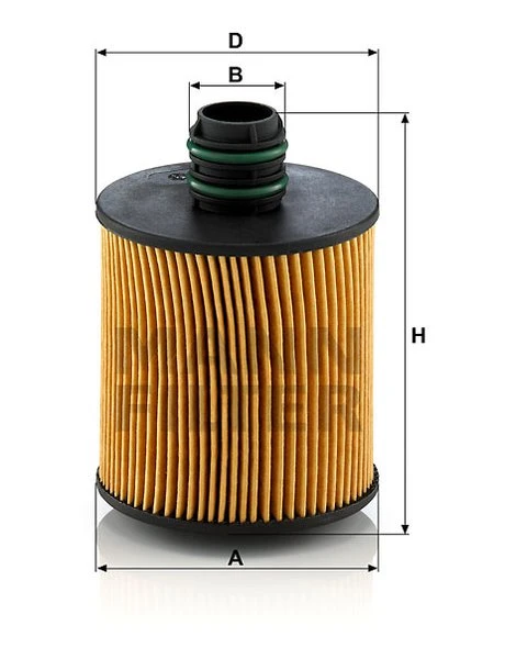 Olejový filter MANN FILTER HU 8006 z