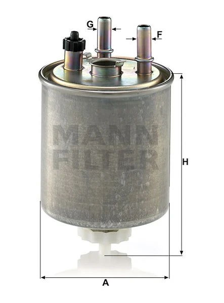 Palivový filter MANN FILTER WK 9022