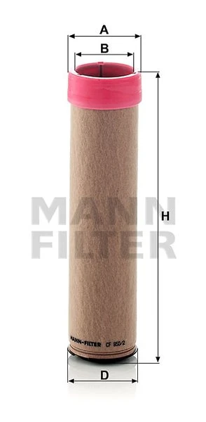 Poistný filter MANN FILTER CF 850/2