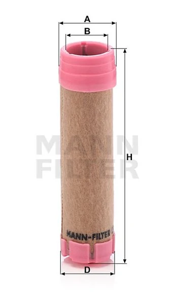 Poistný filter MANN FILTER CF 52/2