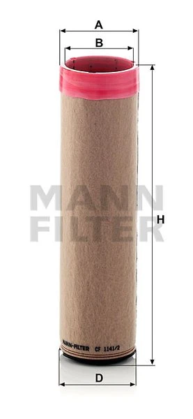 Poistný filter MANN FILTER CF 1141/2